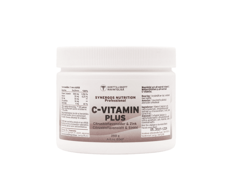 C Vitamin Pluss, 250 g pulver